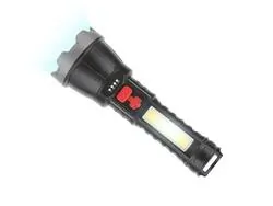 Akumulatorowa latarka ręczna LTC LED 400lm + COB 700lm