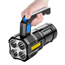 Akumulatorowa latarka ręczna LTC szperacz LED COB 2000lm 500m