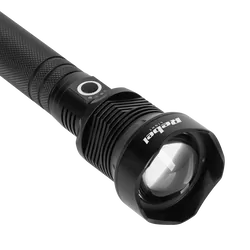 Aluminiowa latarka ręczna REBEL LED 20W ZOOM akumulator USB 800m
