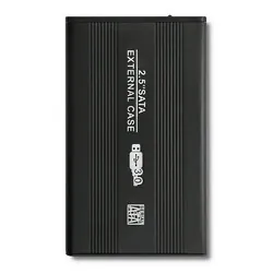 Aluminiowa obudowa zewnętrzna USB 3.0/SATA3 Qoltec dla dysków HDD/SSD 2.5" - czarny