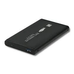 Aluminiowa obudowa zewnętrzna USB 3.0/SATA3 Qoltec dla dysków HDD/SSD 2.5" - czarny