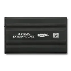 Aluminiowa obudowa zewnętrzna USB 3.0/SATA3 Qoltec dla dysków HDD/SSD 2.5" - czarny