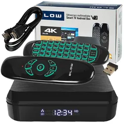 Android TV BOX BLOW BLUETOOTH V2 SMART TV 4K UltraHD WiFi   pilot AIR MOUSE