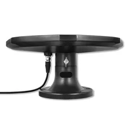 Antena DVB-T2 Qoltec VHF UHF 4K dookólna zewnętrzna - czarna
