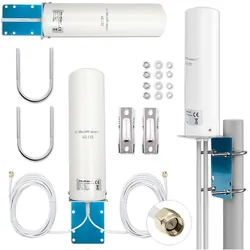 Antena zewnętrzna 4G LTE Qoltec dookólna DUAL 5dBi