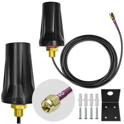 Antena zewnętrzna 4G LTE Qoltec dookólna DUAL 7dBi
