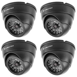 Atrapa kamery kopułkowej z LED Cabletech DK-3 zestaw 4 sztuk