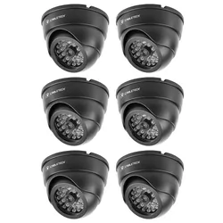 Atrapa kamery kopułkowej z LED Cabletech DK-3 zestaw 6 sztuk