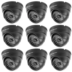 Atrapa kamery kopułkowej z LED Cabletech DK-3 zestaw 9 sztuk