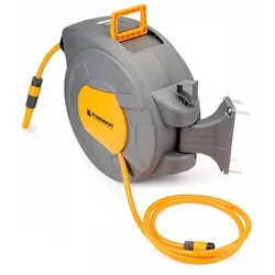 Automatyczny bęben zwijacz z wężem ogrodowym 20m 1/2" Powermat PM-ABNW-20T