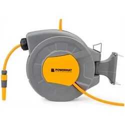 Automatyczny bęben zwijacz z wężem ogrodowym 20m 1/2" Powermat PM-ABNW-20T