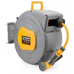 Automatyczny bęben zwijacz z wężem ogrodowym 20m 1/2" Powermat PM-ABNW-20T