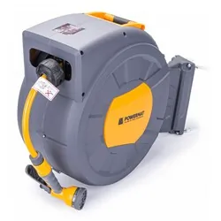Automatyczny bęben zwijacz z wężem ogrodowym 35m 1/2" Powermat PM-ABNW-35M
