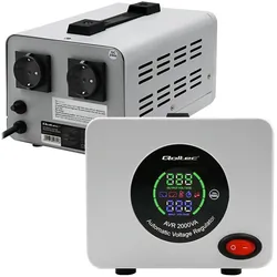Automatyczny stabilizator napięcia AVR 2000VA 1600W Qoltec