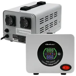 Automatyczny stabilizator napięcia AVR PRO 2000VA 3% 1600W Qoltec