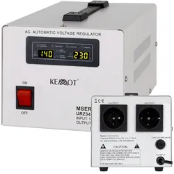 Automatyczny stabilizator napięcia KEMOT MSER-500 500VA serwomotor
