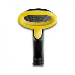 Laserowy czytnik kodów kreskowych 1D QR 2D Qoltec USB - czarny