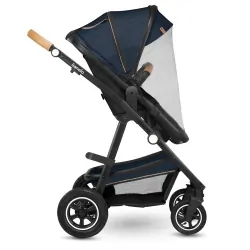 Wózek wielofunkcyjny LIONELO AMBER 2 w 1 spacerówka + gondola + torba + akcesoria - granatowy