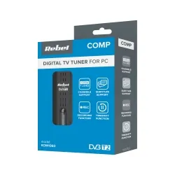 Tuner cyfrowy USB DVB-T2 H.265 HEVC REBEL dla komputerów PC