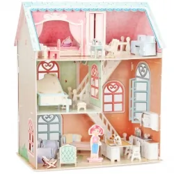 PUZZLE 3D Domek dla lalek Pianist zestaw 150 elementów