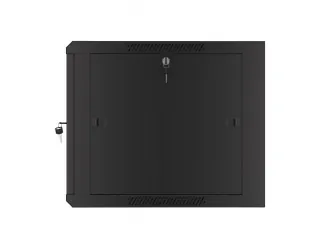 Szafa instalacyjna RACK wisząca 19'' 9U 570x600 drzwi szklane Lanberg  - czarna