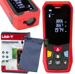 Miernik dalmierz laserowy LM40  40 metrów zasilany baterią + baterie + etui