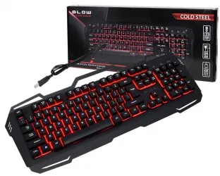 Klawiatura Blow z podświetleniem LED RED COLD STEEL
