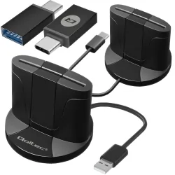 Inteligentny czytnik chipowych kart ID Qoltec SCR-0632 USB typu C