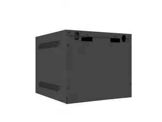 Szafa instalacyjna RACK wisząca 10'' 4U 280x310 drzwi szklane Lanberg (flat pack) - czarna