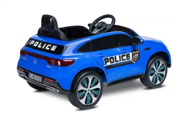 Samochód auto na akumulator Caretero Toyz Mercedes-Benz EQC 400 POLICJA akumulatorowiec + pilot - niebieski