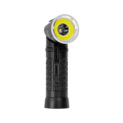 Aluminiowa latarka ręczna REBEL LED 6,5W z ruchomą głowicą