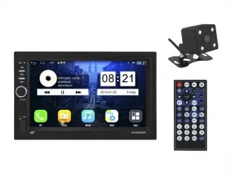 Stacja multimedialna LTC AVX5000GPS 7" Mirror link FM AUX microSD USB Bluetooth GPS pilot + kamera cofania mikrofon