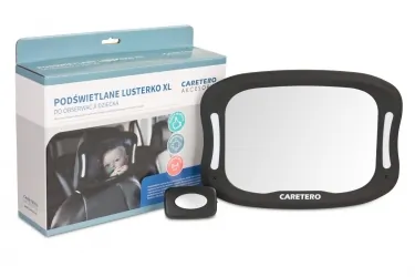 Lusterko do obserwacji dziecka LED Caretero duże XL