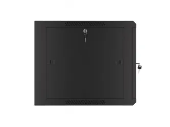 Szafa instalacyjna RACK wisząca 19'' 9U 570x600 drzwi szklane Lanberg  - czarna