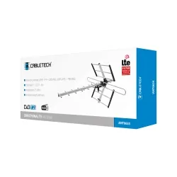 Antena kierunkowa zewnętrzna Cabletech do cyfrowej TV naziemnej HD DVB-T Filtr LTE