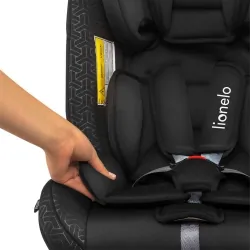 Fotelik samochodowy LIONELO SANDER czarny 0-36 kg ISOFIX180°