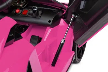 Samochód auto na akumulator Caretero Toyz Lamborghini Aventador SVJ akumulatorowiec + pilot zdalnego sterowania - różowy
