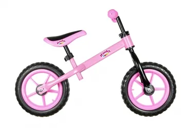 Rower rowerek biegowy Hankskids Easy 12'' koła EVA - czerwony