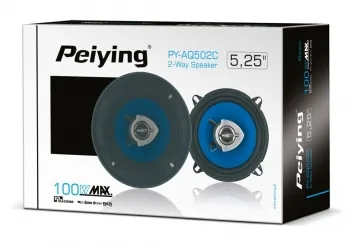 Głośniki samochodowe Peiying 5" 100W 4 Ohm z maskownicami komplet