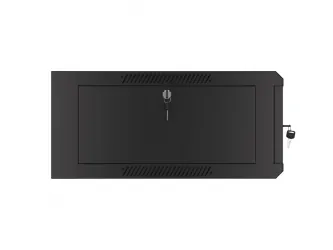 Szafa instalacyjna RACK V2 wisząca 19'' 4U 570x600 drzwi szklane Lanberg  - czarna