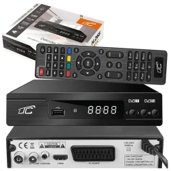 Tuner cyfrowy LTC DVB-T2 HEVC H.265 + programowalny pilot