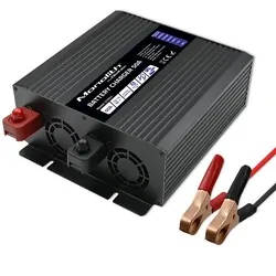 Inteligentna ładowarka do akumulatorów LiFePO4 AGM GEL SLA Qoltec Monolith 50A 12V