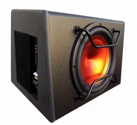 Subwoofer basowy aktywny Peiying 500W skrzyniowy z wzmacniaczem