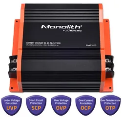 Ładowarka do akumulatorów LiFePO4 AGM Qoltec Monolith DC-DC 12V - 12V 20A 250W