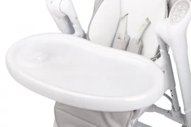 Krzesełko do karmienia huśtawka 2w1 Caretero INDIGO - jasno szare