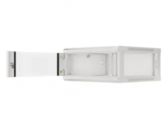 Szafa instalacyjna RACK V2 wisząca 19&#039;&#039; 4U 600x600 drzwi szklane Lanberg  - szara