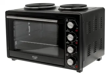 Piekarnik elektryczny z kuchenką 2 palnikową Adler AD 6020  36 L