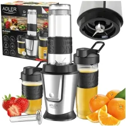Blender personalny z wkładem chłodzącym Adler AD 4081 800W + 2 bidony