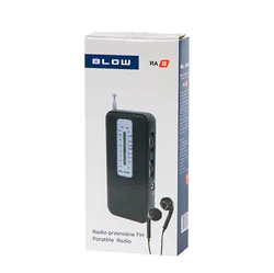 Radio przenośne analogowe AM/FM BLOW RA8   słuchawki