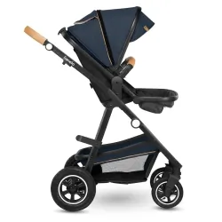 Wózek wielofunkcyjny LIONELO AMBER 2 w 1 spacerówka + gondola + torba + akcesoria - granatowy